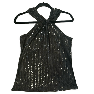 Sequin halter top